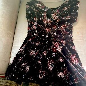 One Clothing Long Sleeve Floral Dress